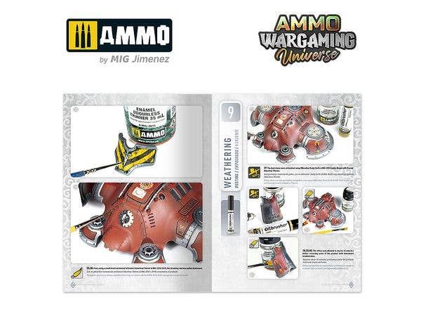 Ammo Mig AMMO WARGAMING UNIVERSE Book 03 – Weathering Combat Armour (English, Castellano, Polski) | 8432074069225