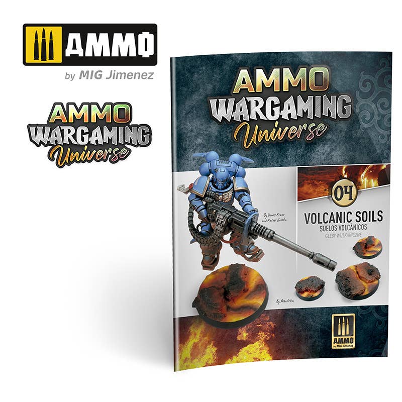 Ammo Mig AMMO WARGAMING UNIVERSE Book 04 – Volcanic Soils (English, Castellano, Polski) | 8432074069232