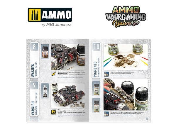 Ammo Mig AMMO WARGAMING UNIVERSE Book 06 – Weathering Combat Vehicles (English, Castellano, Polski) | 8432074069256