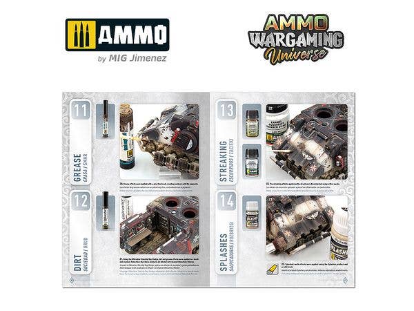 Ammo Mig AMMO WARGAMING UNIVERSE Book 06 – Weathering Combat Vehicles (English, Castellano, Polski) | 8432074069256