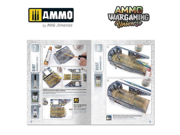Ammo Mig AMMO WARGAMING UNIVERSE Book 08 – Aircraft and Spaceship Weathering (English, Castellano, Polski) | 8432074069270