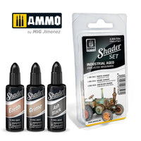 Ammo Mig Acrylic Shader Set - Industrial Aged | 8432074073260