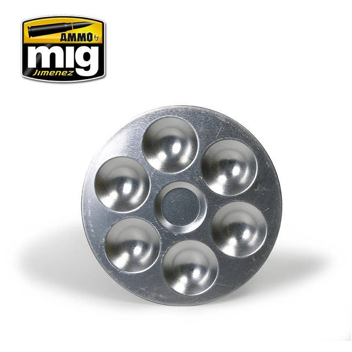Ammo Mig Aluminium Pallet (6 Wells) | 8432074080084