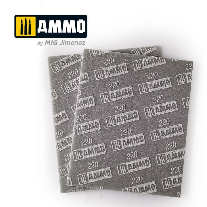 Ammo Mig Sanding Sponge Sheet (220) | 8432074085577