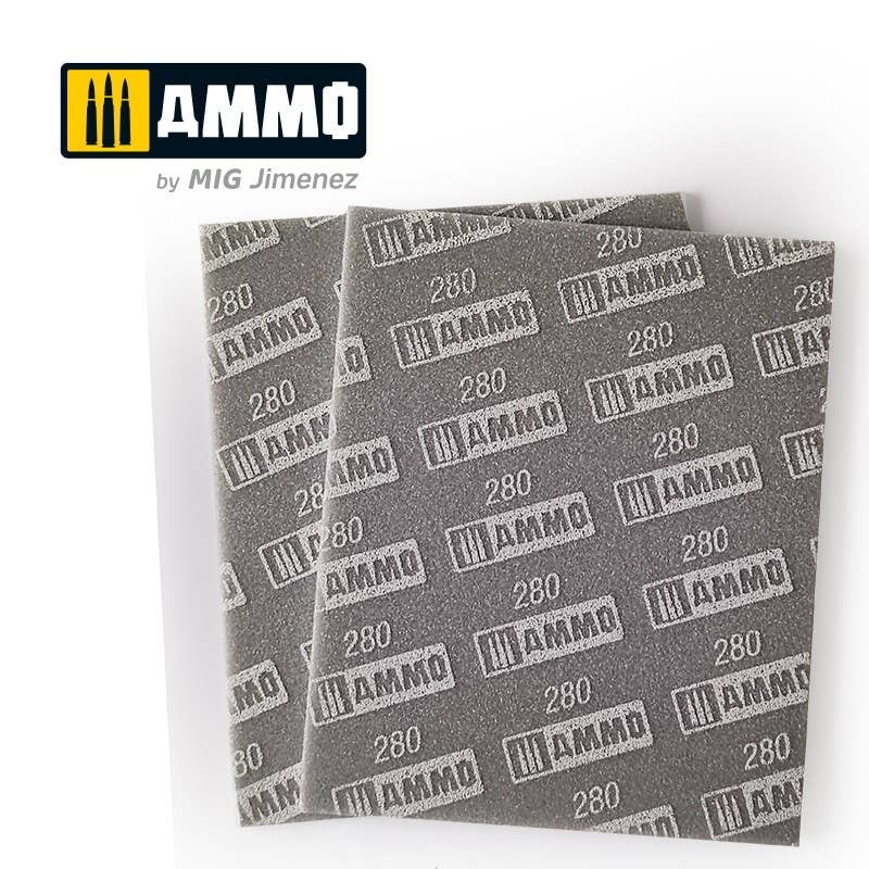 Ammo Mig Sanding Sponge Sheet (280) | 8432074085584