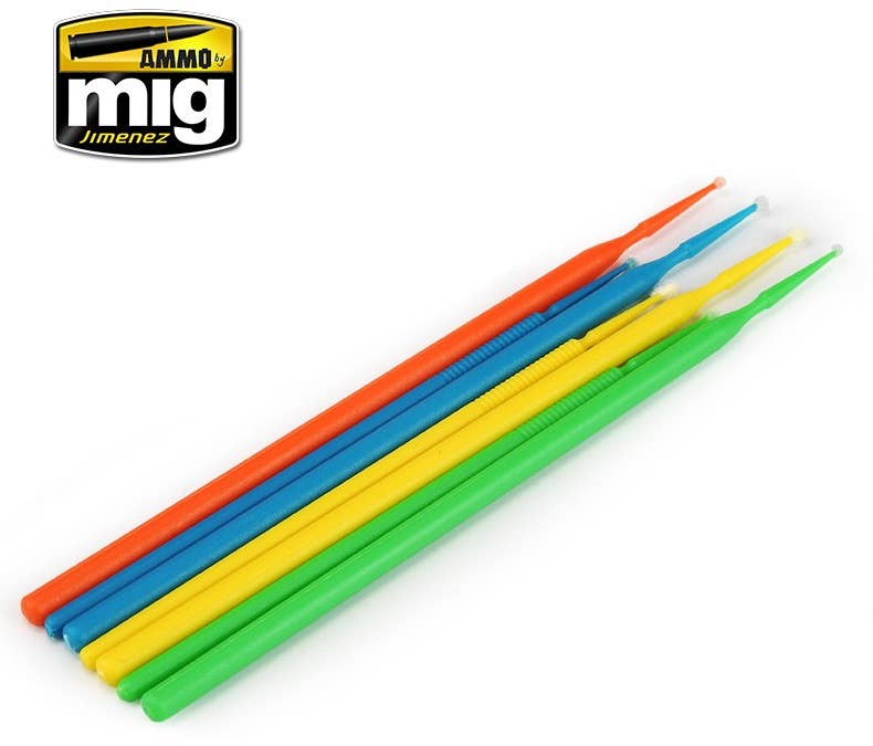 Ammo Mig Sniperbrush Collection Set (7 Different Types) | 8432074085706