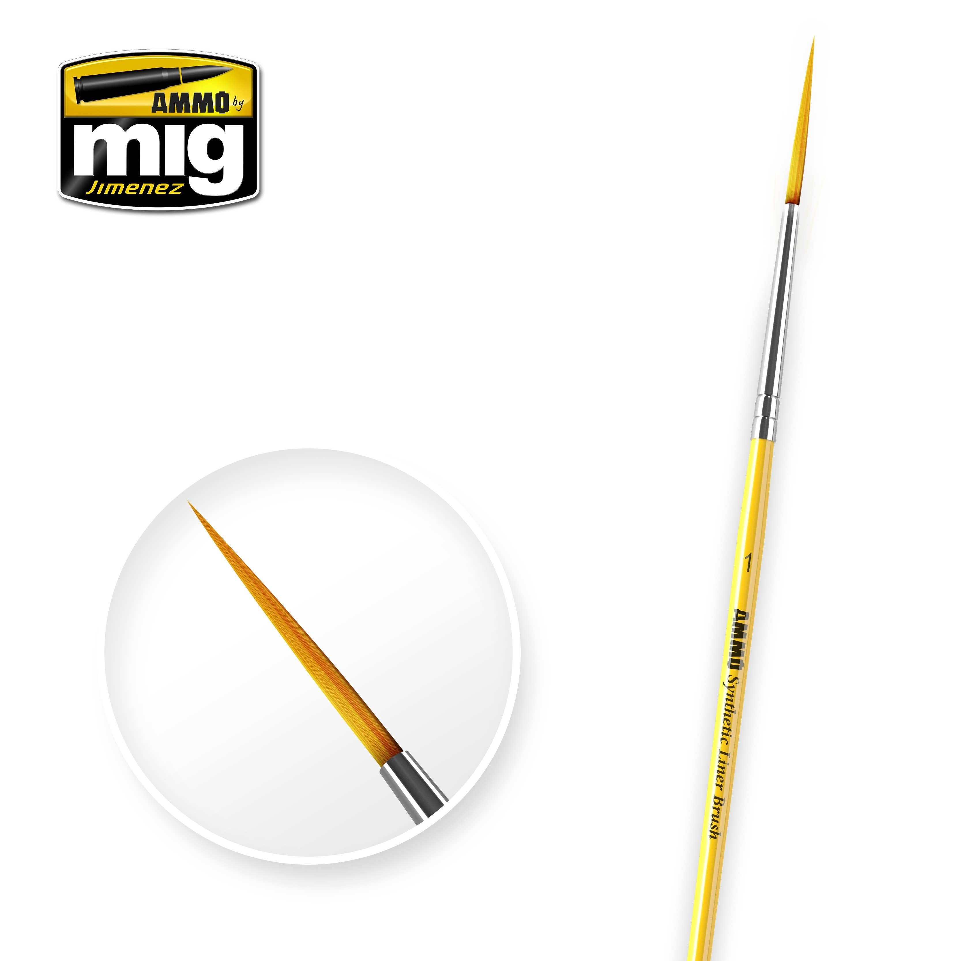 Ammo Mig Synthetic Liner Brush, 1 | 8432074085911