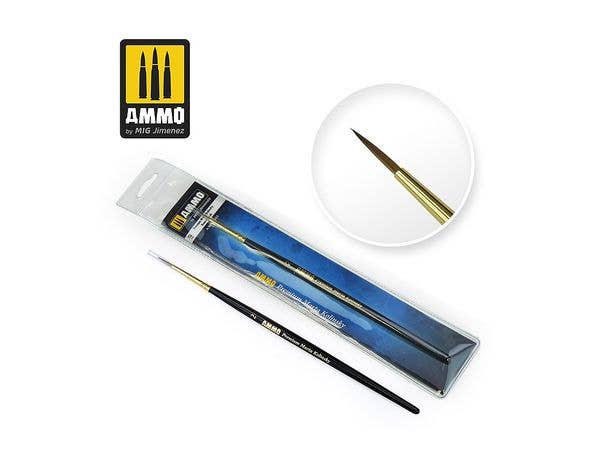 Ammo Mig Premium Marta Kolinsky Round Brush, 2 | 8432074086031