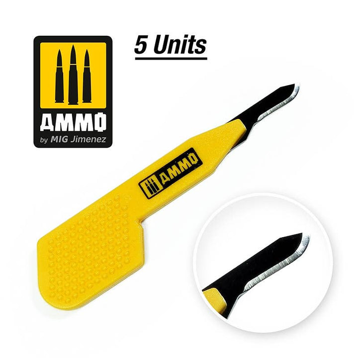 Ammo Mig Precision Blade Curved (5 pcs) | 8432074086864