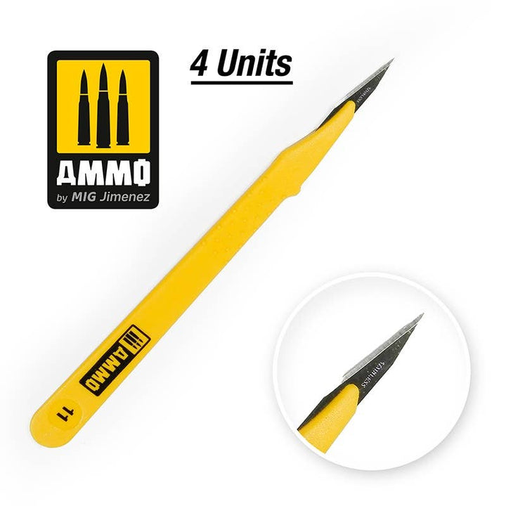 Ammo Mig Standard Blade Straight (4pcs) | 8432074086925
