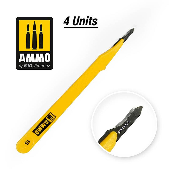 Ammo Mig Standard Blade Curved (4 pcs) | 8432074086932