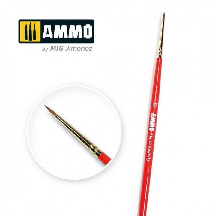 Ammo Mig Ammo Marta Kolinsky Brush, 1,5 | 8432074087120