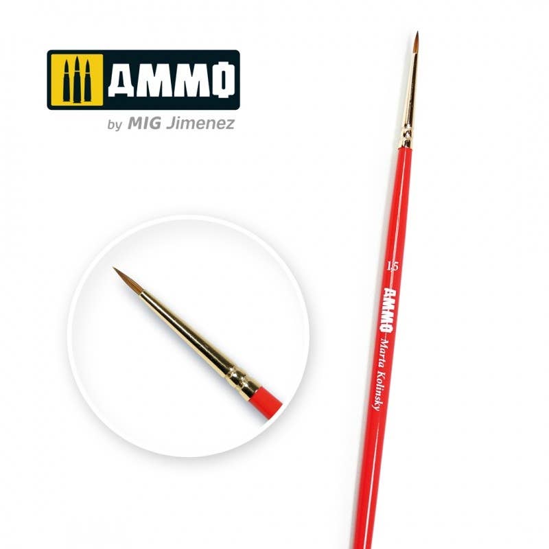 Ammo Mig Ammo Marta Kolinsky Brush, 1,5 | 8432074087120