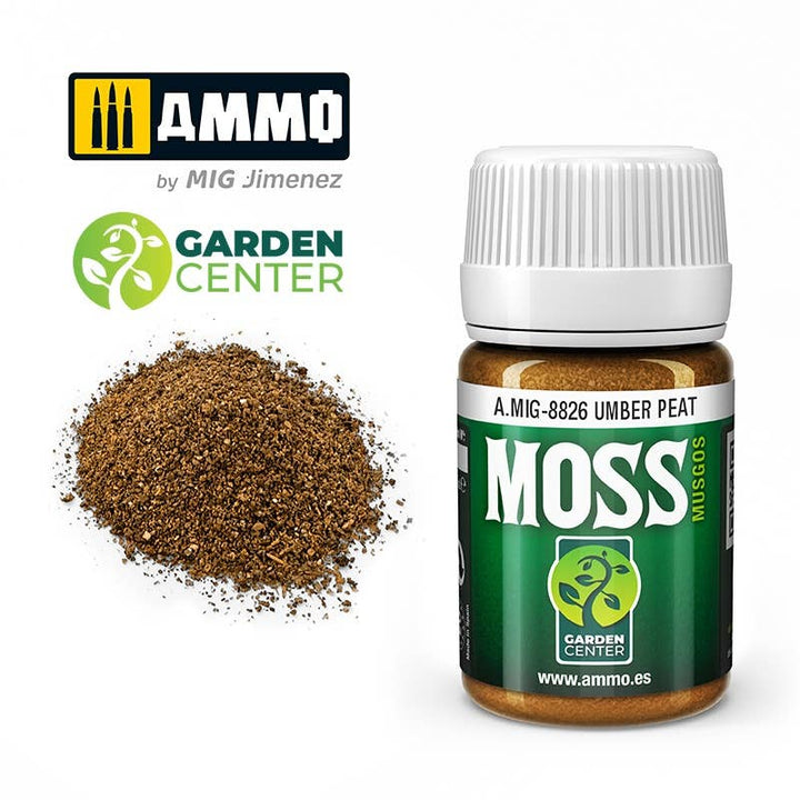 Ammo Mig Umber Peat Moss | 8432074088264