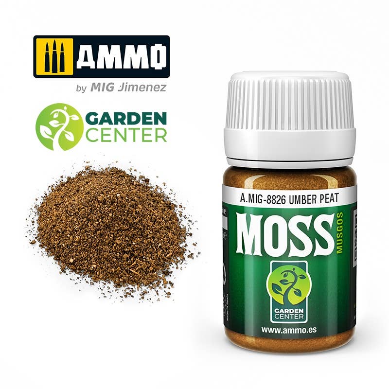 Ammo Mig Umber Peat Moss | 8432074088264