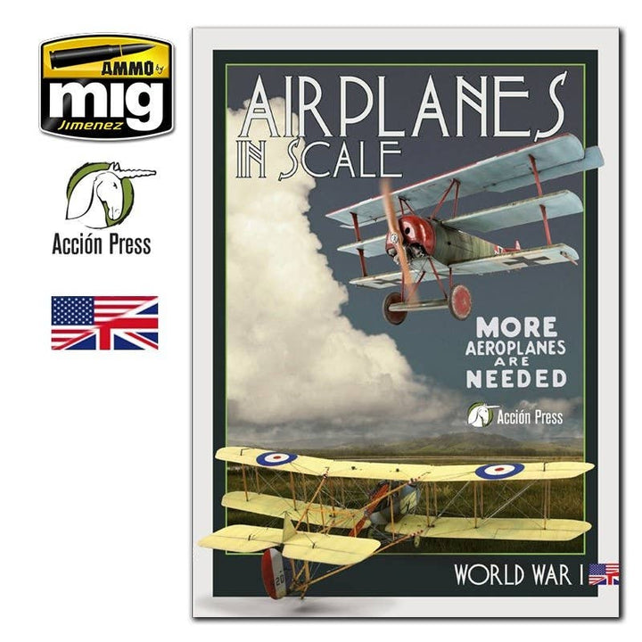 Ammo Mig Airplanes in Scale Vol. 3: World War I (English) | 9788494884146