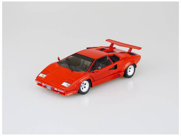 Aoshima 1/24 Lamborghini Countach 5000 QUATTROVALVOLE INJECTION Ver | 4905083011546
