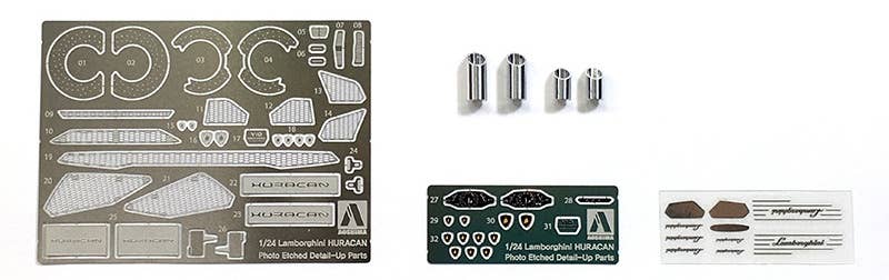 Aoshima 1/24 Lamborghini Huracan Common Detail UP Parts | 4905083017081