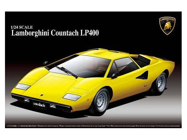 Aoshima 1/24 Lamborghini Countach LP400 | 4905083046708