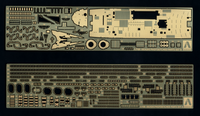 Aoshima 1/700 REPAIR SHIP AKASHI Photoetched Parts Set | 4905083051733