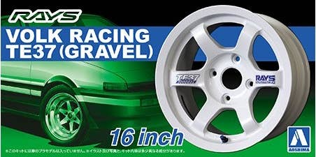 Aoshima 1/24 VOLK RACING TE37 16inch | 4905083052501