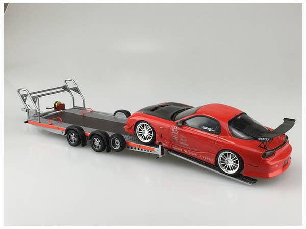 Aoshima 1/24 Brian James A4 Auto Transporter Trailer | 4905083052600