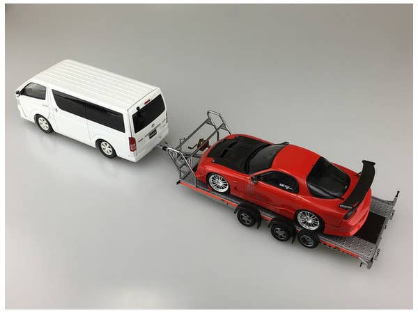 Aoshima 1/24 Brian James A4 Auto Transporter Trailer | 4905083052600