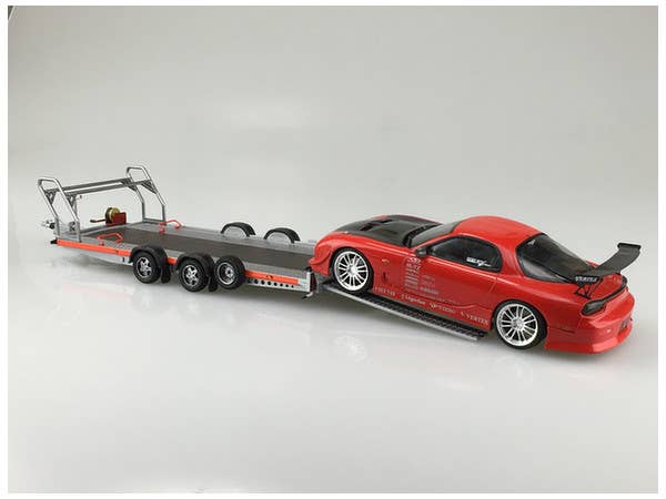 Aoshima 1/24 Brian James A4 Auto Transporter Trailer | 4905083052600