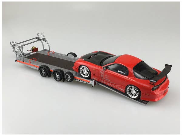 Aoshima 1/24 Brian James A4 Auto Transporter Trailer | 4905083052600