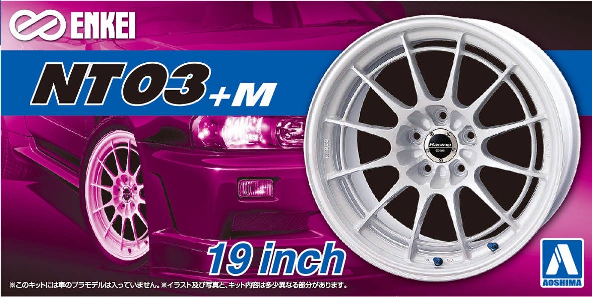 Aoshima 1/24 ENKEI NT03+M 19inch | 4905083053928