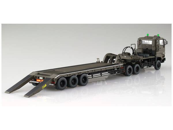 Aoshima 1/72 JGSDF Type10 MBT Heavy SEMI TRACK TRAILER | 4905083054321