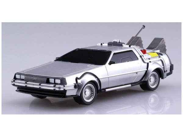 Aoshima Back To The Future 1/43 Pullback DELOREAN from PART I | 4905083054758