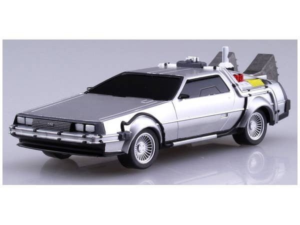 Aoshima Back To The Future 1/43 Pullback DELOREAN from PART 2 | 4905083054765