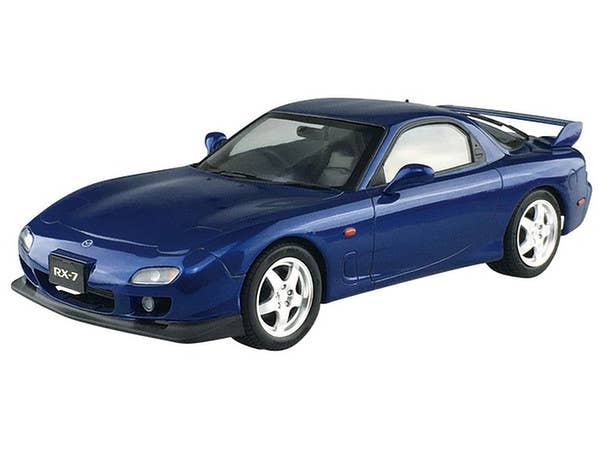 Aoshima 1/24 Mazda FD3S RX-7 '99 Innocent Blue Mica | 4905083054987