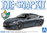Aoshima 1/32 SNAP KIT #03-C Toyota 86 (Dark Grey Metallic) | 4905083055977
