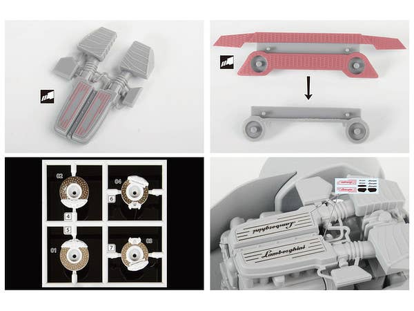 Aoshima 1/24 Lamborghini Huracan Common performante Detail UP Parts | 4905083056011