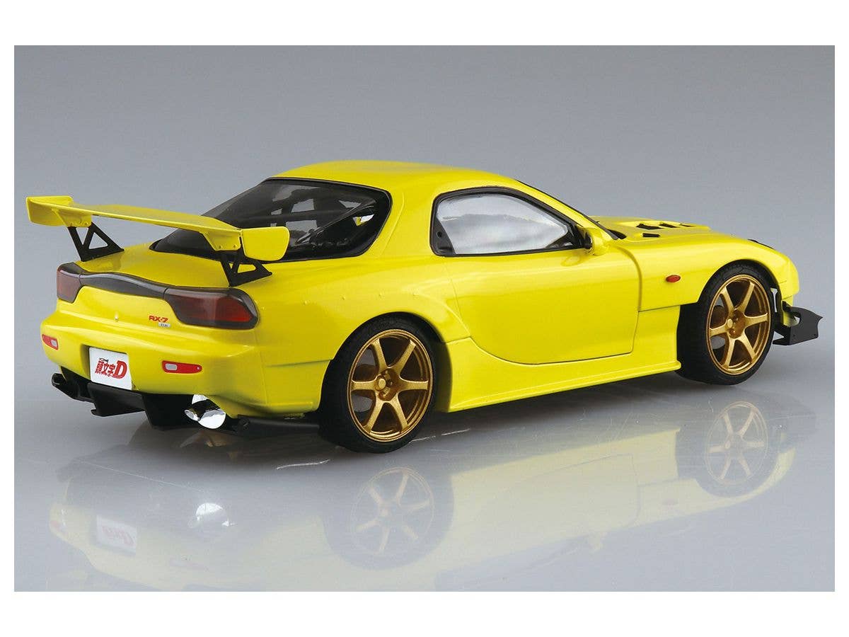 Aoshima 1/24 INITIAL D TAKAHASHI KEISUKE FD3S RX-7 PROJECT D COMICS VOL.28 Ver. | 4905083056226