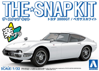 Aoshima 1/32 SNAP KIT #05-A Toyota2000GT(PEGASUS WHITE) | 4905083056271