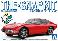Aoshima 1/32 SNAP KIT #05-B Toyota2000GT (Solar Red) | 4905083056288