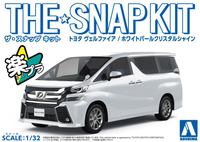 Aoshima 1/32 SNAP KIT #04-A Toyota VELLFIRE(WHITE PEARL CRYSTAL SHINE) | 4905083056301