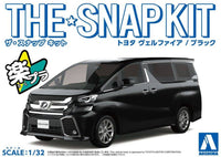 Aoshima 1/32 SNAP KIT #04-B Toyota VELLFIRE(BLACK) | 4905083056318
