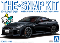 Aoshima 1/32 SNAP KIT #07-C Nissan GT-R (Meteor Flake Black Pearl) | 4905083056400