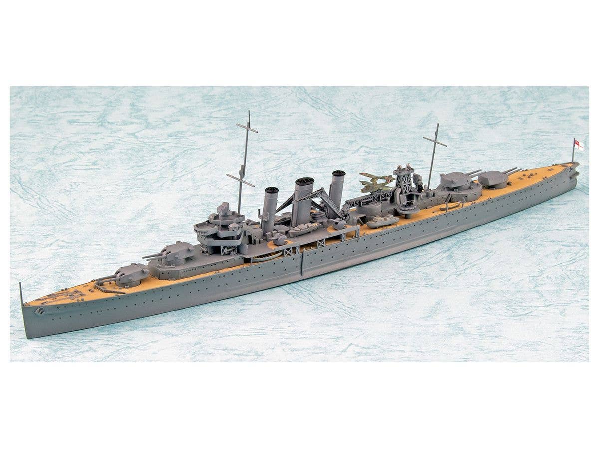 Aoshima 1/700 British Heavy Cruiser KENT ATTACK OF BENGHAZI | 4905083056714