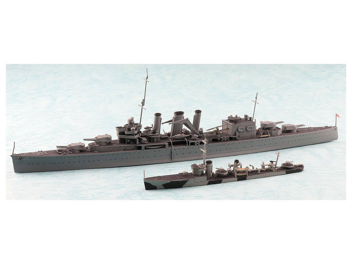 Aoshima 1/700 British Heavy Cruiser CORNWALL BATTLE OF CYRON SEA | 4905083056721