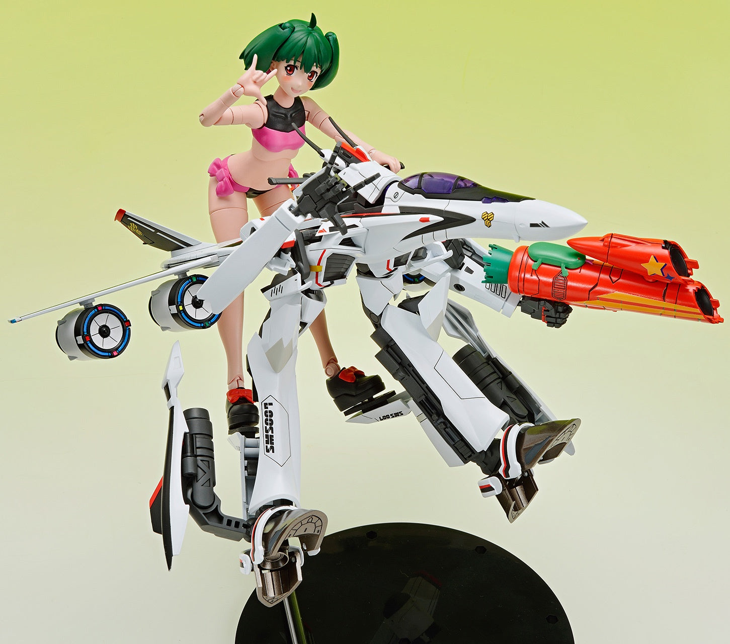 Aoshima MC-09 Series Variable Fighter Girls Macross F VF-25F Messiah Ranka Lee - P-REX Hobby