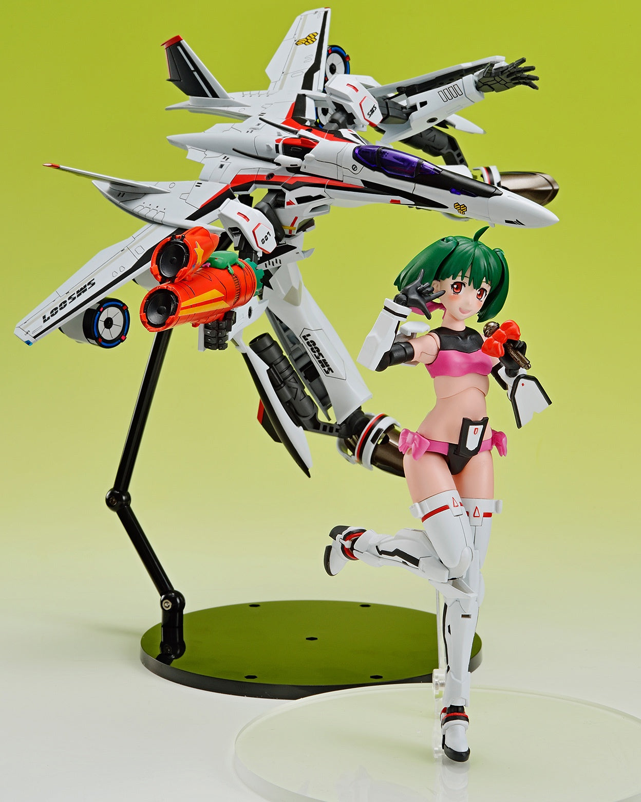 Aoshima MC-09 Series Variable Fighter Girls Macross F VF-25F Messiah Ranka Lee - P-REX Hobby