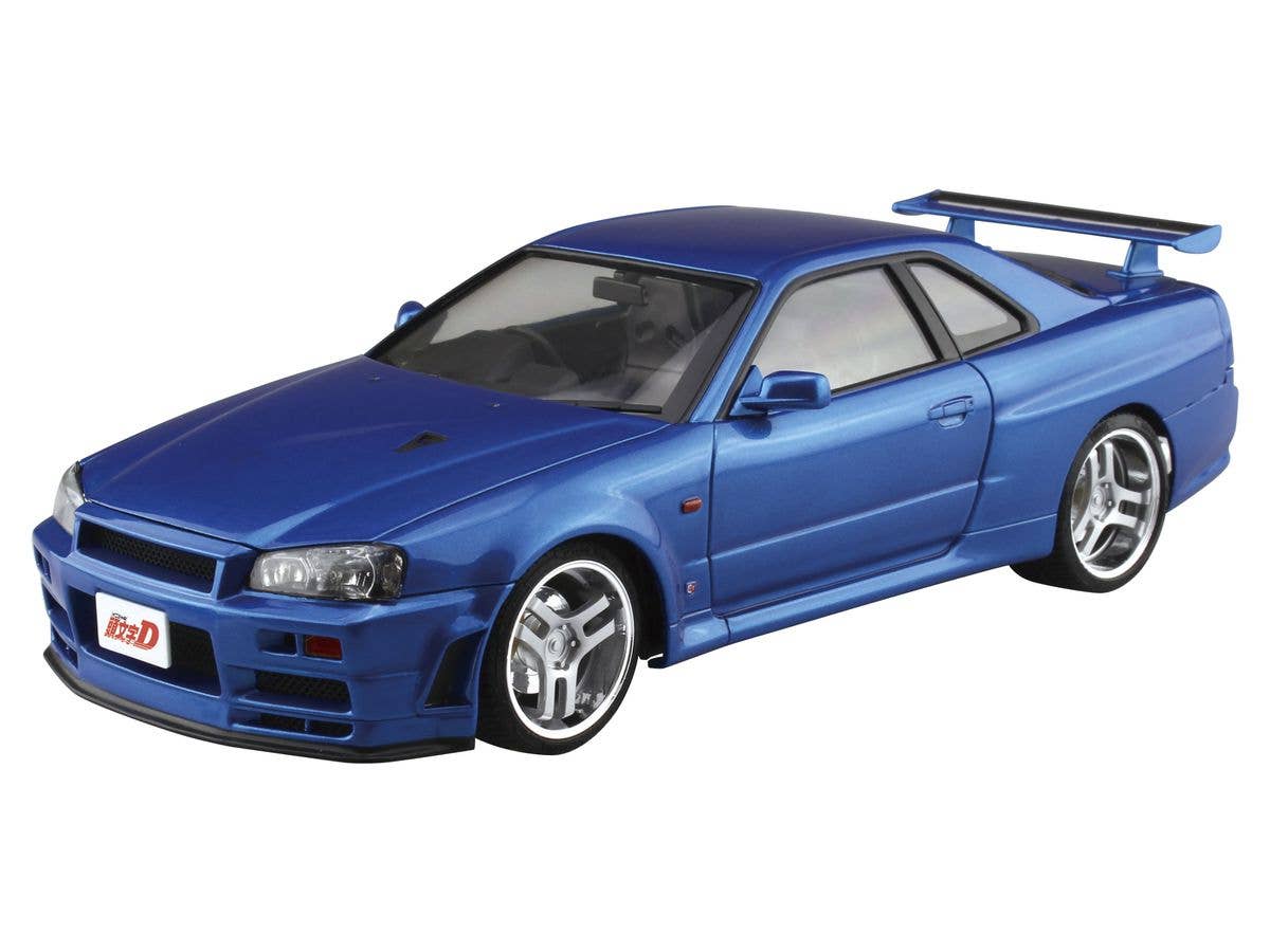 Aoshima 1/24 Initial D HOSINO KOZO BNR34 Skyline GT-R | 4905083057339