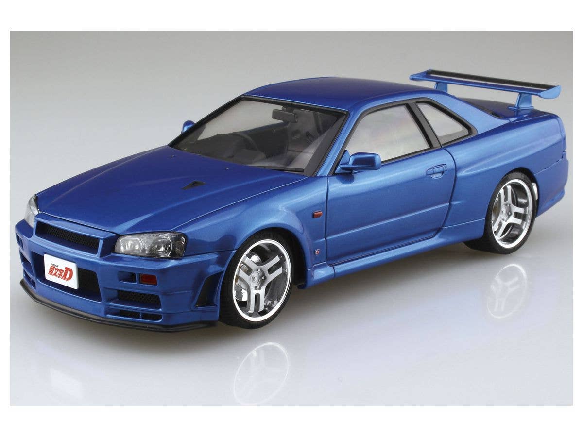 Aoshima 1/24 Initial D HOSINO KOZO BNR34 Skyline GT-R | 4905083057339