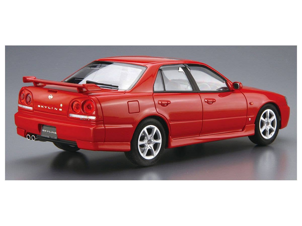 Aoshima 1/24 Nissan ER34 Skyline 25GT-X TURBO '98 | 4905083057506