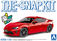 Aoshima 1/32 SNAP KIT #03-F Toyota 86 (Pure Red) | 4905083057551